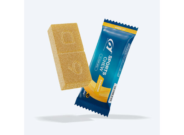 6d Sports Chew, 10 x 38 gram Banan 