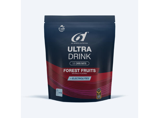 6d Ultra Drink, 940 g Skogsbær 