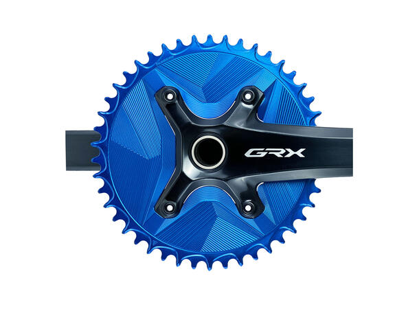 ALUGEAR GRX Aero 1x Krankdrev Sort 42T 
