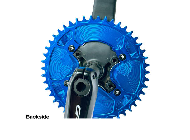 ALUGEAR GRX Aero 1x Krankdrev Sort 42T 