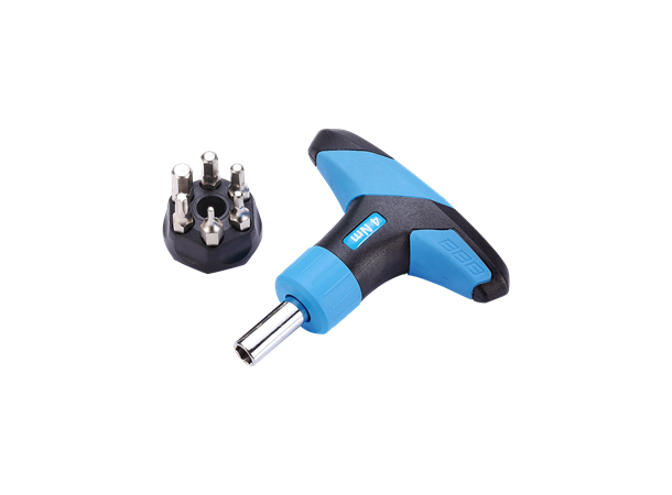 BBB TorqueFix BTL-119 4nm Momentnøkkel Blå/Sort, 4nm, T-Håndtak med 6 bits 