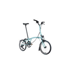 Brompton H12L Sammenleggbar sykkel 12 gir, 12kg, st&#229;lramme, Turkish Green