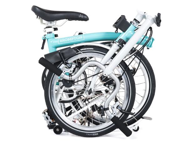 Brompton H4R C-Line Sammenleggbar 4 gir, 12,3kg, stålramme, Black 