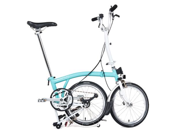 Brompton H4R Sammenleggbar sykkel 4 gir, 12,3kg, stålramme, Black 