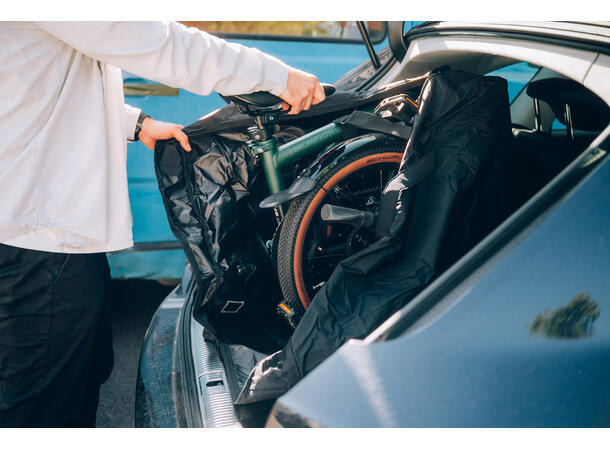 Brompton Transit Transport Bag G-Line Vannavvisende, med ramme, Dark Grey 