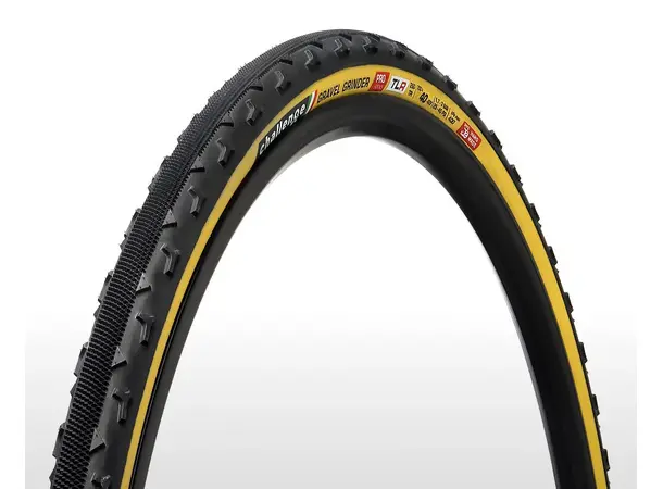 Challenge Gravel Grinder Pro H-TLR Black/Tan, 700x40, Handmade TLR 