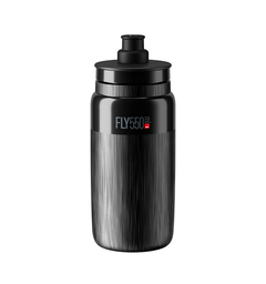 Elite Fly Tex 550ml Sykkelflaske Sort