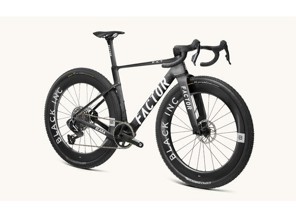 Factor Elara Aero Grussykkel, Sort 56, SRAM Force XPLR 1x13, Wattmåler 