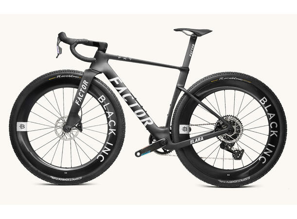 Factor Elara Aero Grussykkel, Sort SRAM Force XPLR 1x13, Wattmåler 