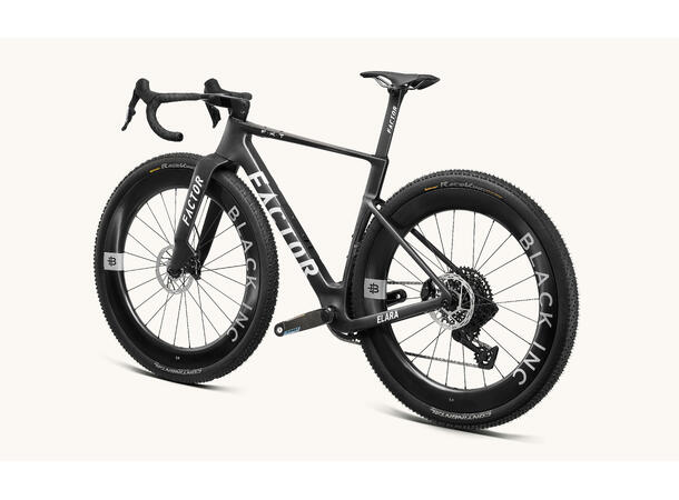 Factor Elara Aero Grussykkel, Sort SRAM Force XPLR 1x13, Wattmåler 