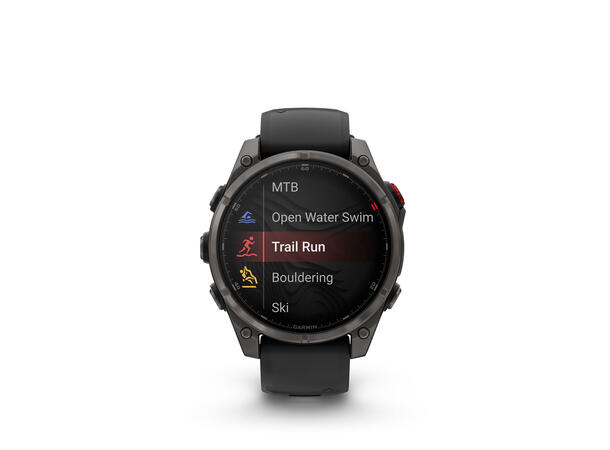 Garmin Fenix 8 Pro, 47 mm Sapphire, Karbongrå 