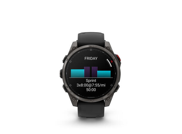 Garmin Fenix 8 Pro, 47 mm Sapphire, Karbongrå 