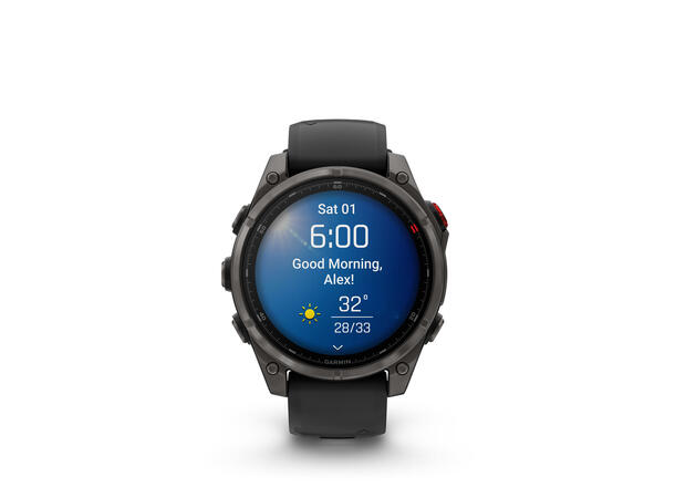 Garmin Fenix 8 Pro, 47 mm Sapphire, Karbongrå 