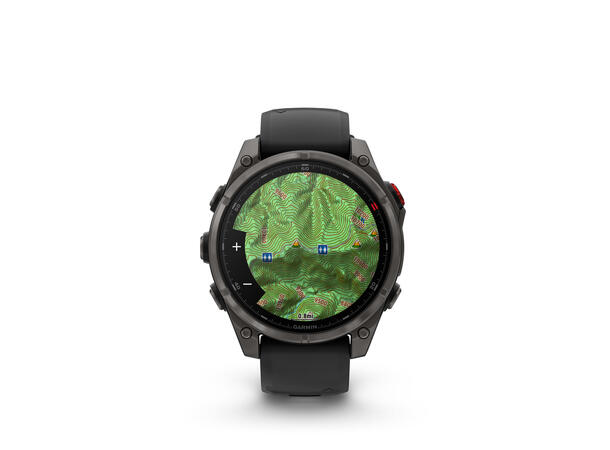 Garmin Fenix 8 Pro, 47 mm Sapphire, Karbongrå 