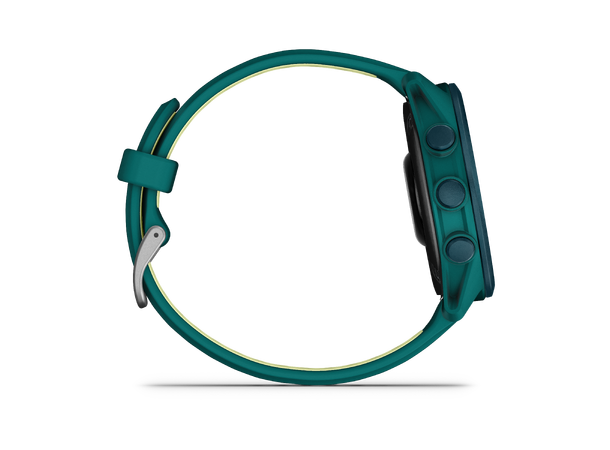 Garmin Forerunner 170 Music Blågrønn med blågrønn/sitronfarget rem 