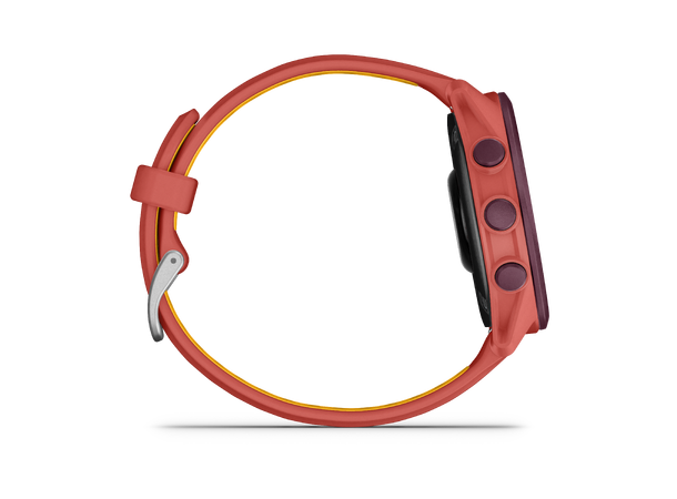 Garmin Forerunner 170 Music Rødrosa med rødrosa/mangofarget rem 