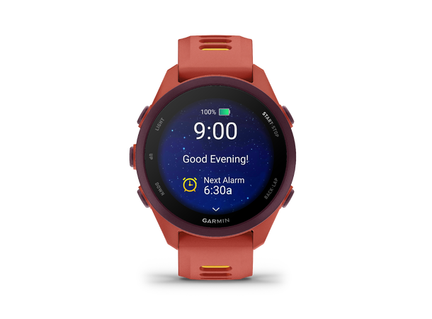 Garmin Forerunner 170 Music Rødrosa med rødrosa/mangofarget rem 