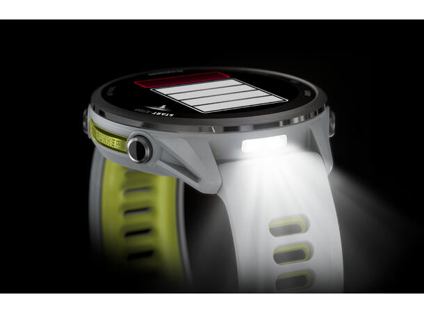 Garmin Forerunner 970 Granulittfarget/gjennomsiktig gul rem 