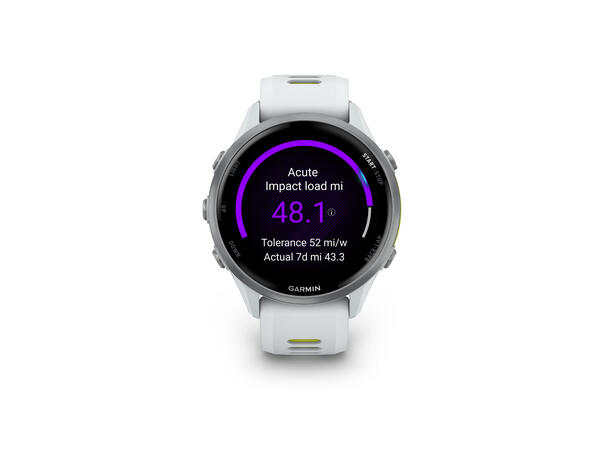 Garmin Forerunner 970 Granulittfarget/gjennomsiktig gul rem 