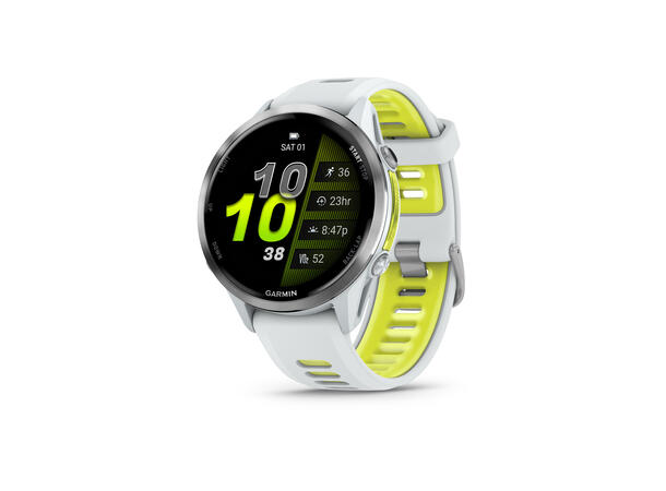 Garmin Forerunner 970 Granulittfarget/gjennomsiktig gul rem 