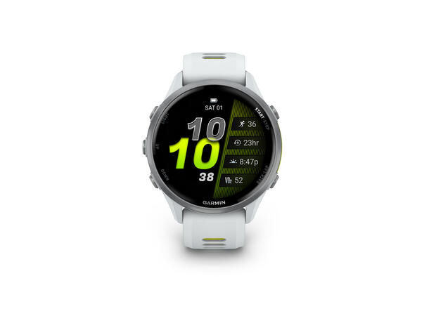 Garmin Forerunner 970 Granulittfarget/gjennomsiktig gul rem 