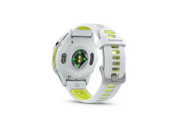 Garmin Forerunner 970 Granulittfarget/gjennomsiktig gul rem 
