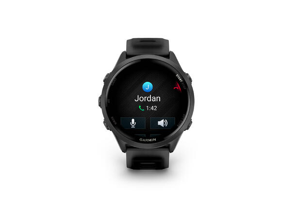 Garmin Forerunner 970 Skifergrå aluminium med sort/sort rem 