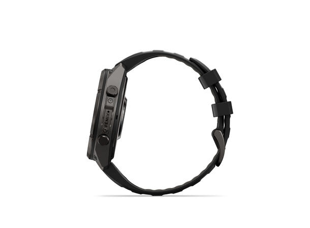 Garmin fenix 9 Pro inReach 47mm Karbongrå DLC-titan - sort/steingrå 