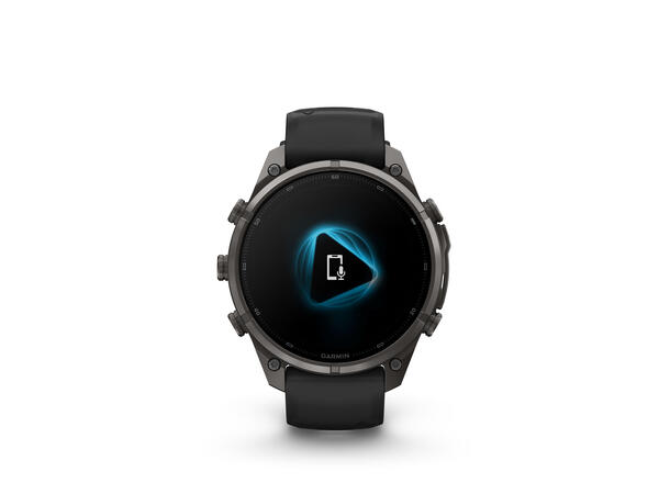 Garmin fenix 9 Pro inReach 47mm Karbongrå DLC-titan - sort/steingrå 