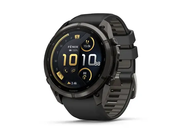 Garmin fenix 9 Pro inReach 51mm Karbongrå DLC-titan - sort/steingrå 