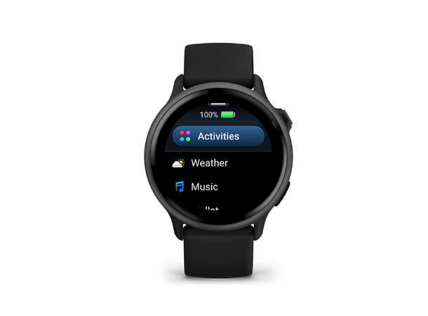Garmin vivoactive 6 Skifergrå med sort rem 