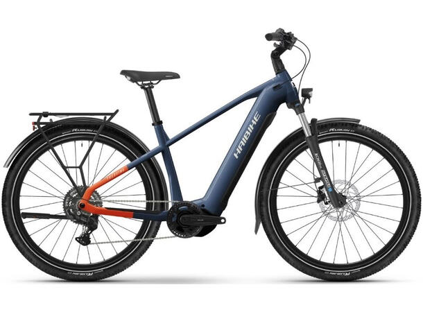 Haibike Trekking 4 Herre 27.5'',Blue/Orange, M 
