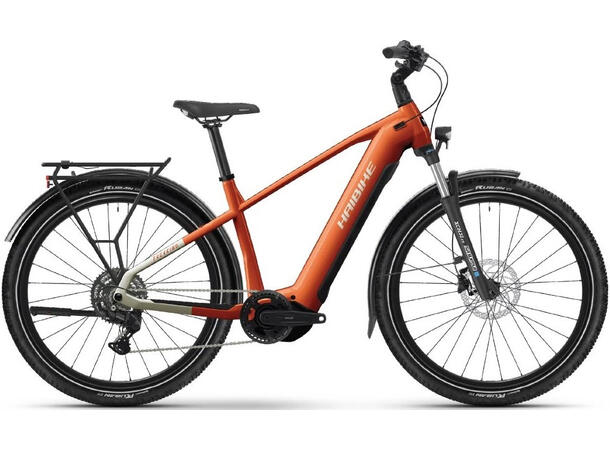 Haibike Trekking 4 Herre 27.5'',Orange/Silver, L 