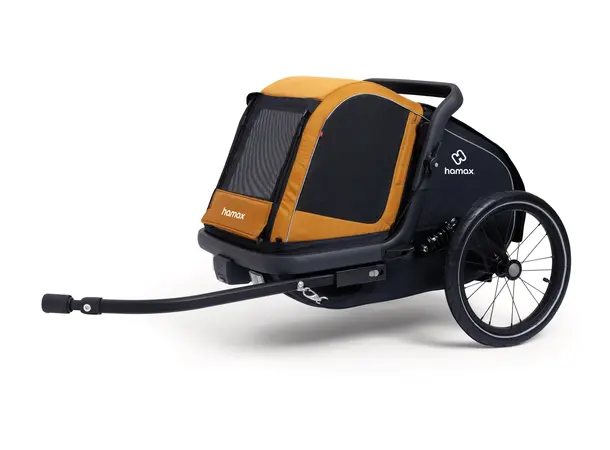 Hamax Milou Hundevogn Small, Gul/Sort 