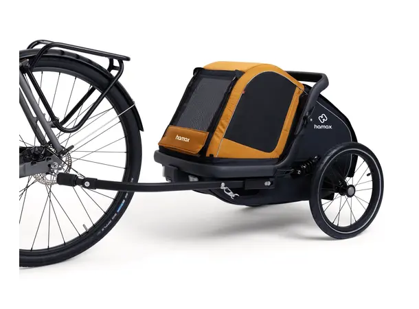 Hamax Milou Hundevogn Small, Gul/Sort 