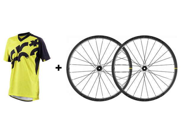 Mavic Crossmax Carbon SLR 29 + trøye Hjulsett + sykkeltrøye str Small