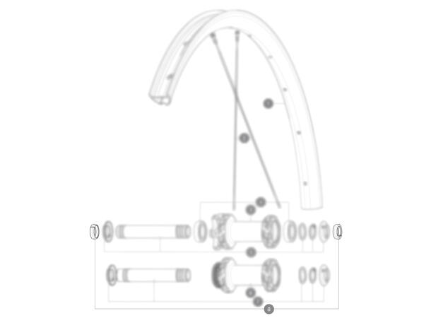 Mavic MTB adapter for aksling - 15x110 V00148901 