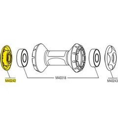 Mavic navkopp og justeringsmutter M40242