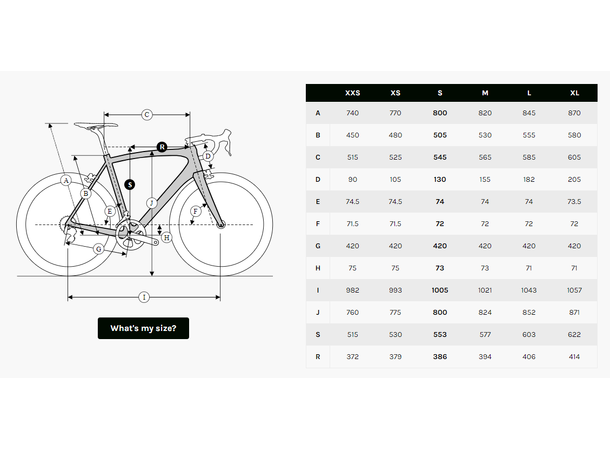 Ridley Grifn A Road 105 XS 