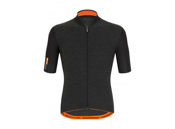 Santini Colore Puro 23 Sykkeltrøye Sort S 
