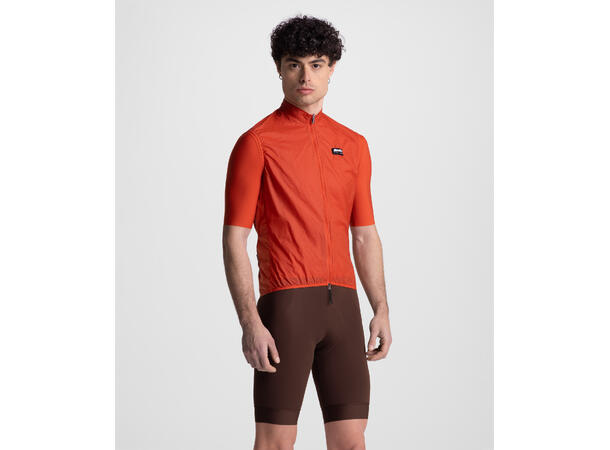 Santini RTR Vindtett vest Oransje str. XL 