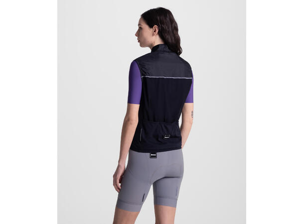 Santini RTR Vindtett vest Sort str. XS 