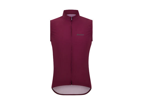 Santini RTR Vindtett vest, Burgunder Bugunder str. S 