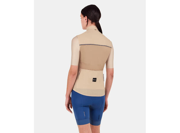 Santini RTR Vindtett vest, Cappuccino Cappuccino str. S 