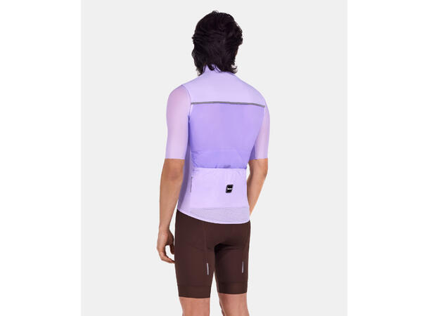 Santini RTR Vindtett vest, Lilla Lilla str. M 