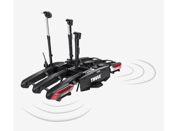 Thule Epos 3 ParkSecure Sykkelstativ 3 sykler, Sammenleggbart, Park sensorer 