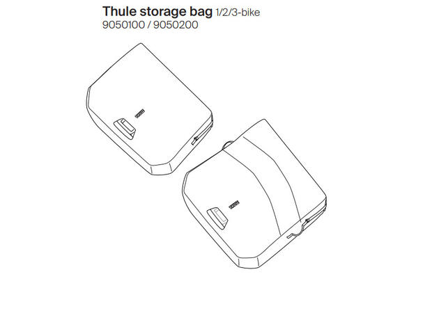 Thule storage bag 3-bike Oppbevaringspose for Thule VeloLite 3 