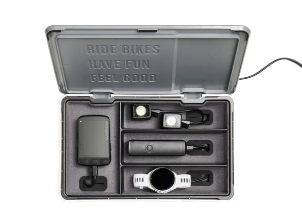 Trek CHRGtime Ladestasjon Eliminer kabelrot med Trek CHRGtime lade 