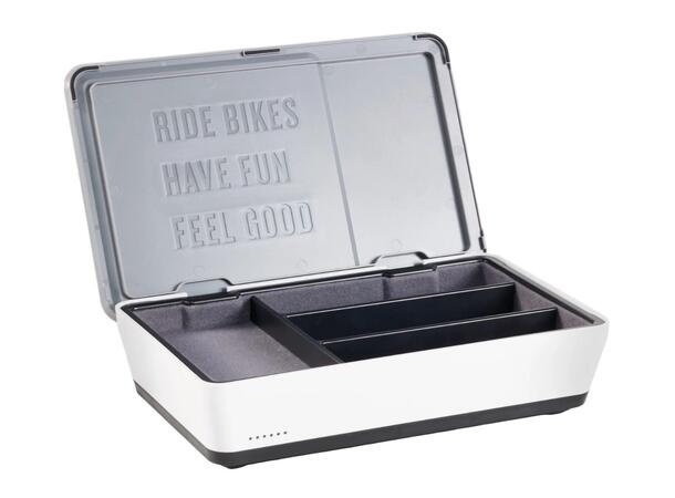 Trek CHRGtime Ladestasjon Eliminer kabelrot med Trek CHRGtime lade 