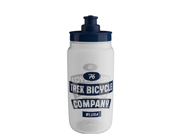 Trek Fly Sykkelflaske 550ml, Dark Blue/Clear 